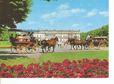 Postal 032012 : Fahrt mit der Kutsche Coach drive to Herrenchiemsee Castle