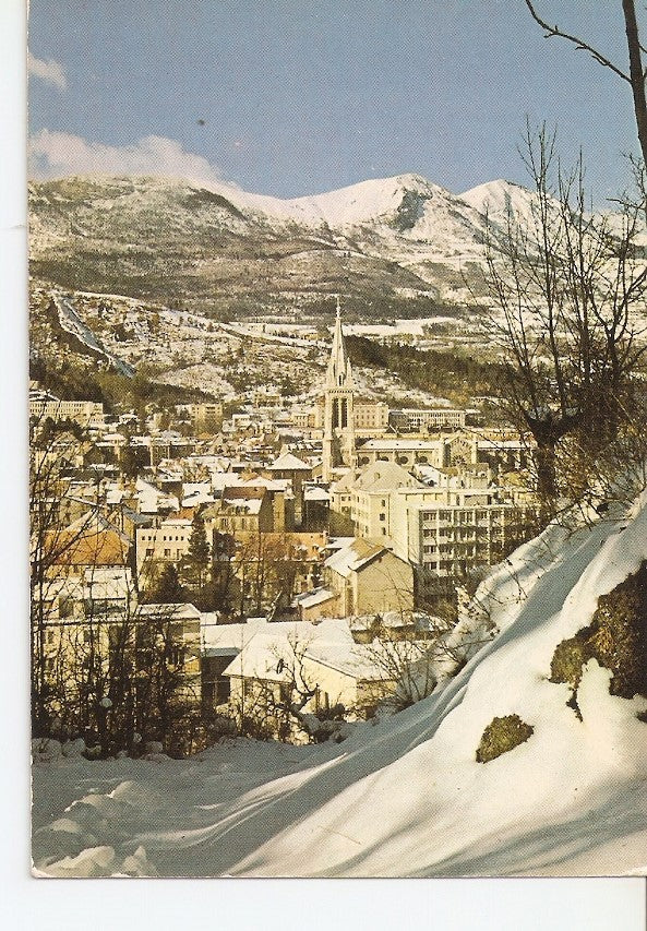 Postal 032014 : Les Hautes Alpes G A P sous la neige