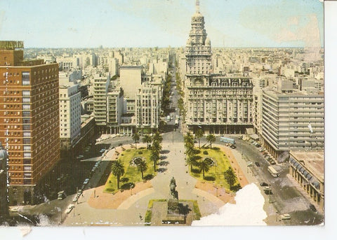 Postal 032023 : Montevideo (Uruguay) Plaza independencia