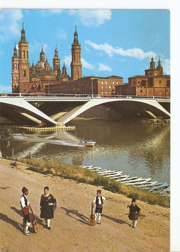 Postal 032064 : Zaragoza. Puente de Santiago y el Pilar