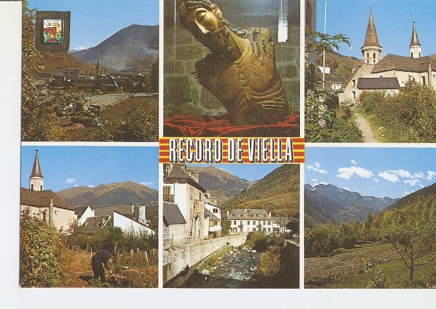 Postal 032105 : Pirineu Catala (Lleida). Vall dAran. Viella. Diversos aspectos
