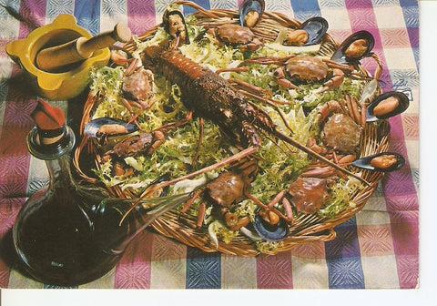 Postal 032149 : Cocina Española ensalada
