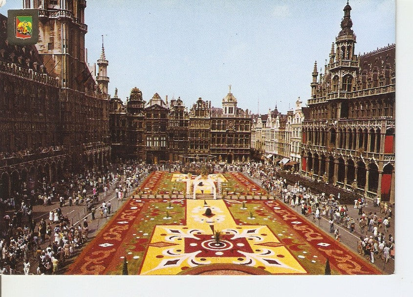 Postal 032188 : Bruxelles: GrandPlace - Tapis de fleurs