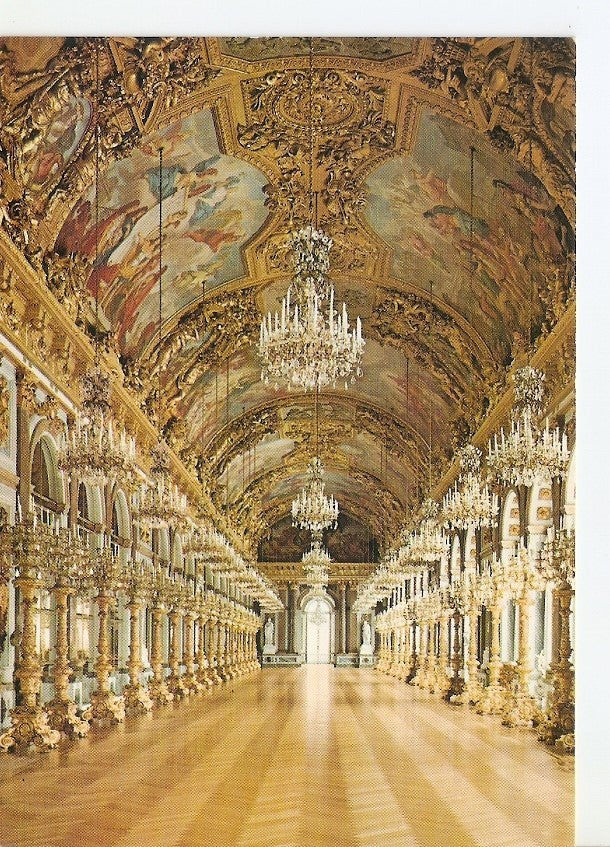 Postal 032215 : SchloB Herrenciemsee Royal Castle Spiegelsaal - Gallery of Mirrors