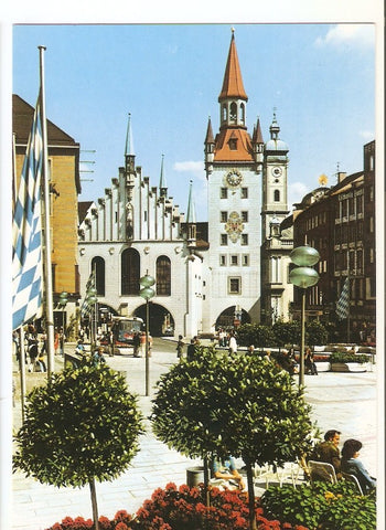 Postal 032240 : Munchen - Munich - Monaco d.B. Marienplatz wit Old Townhall 1470