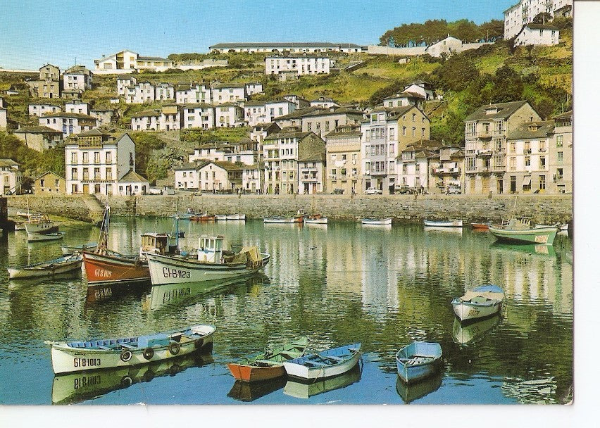 Postal 032250 : Luarca. Detalle del Puerto