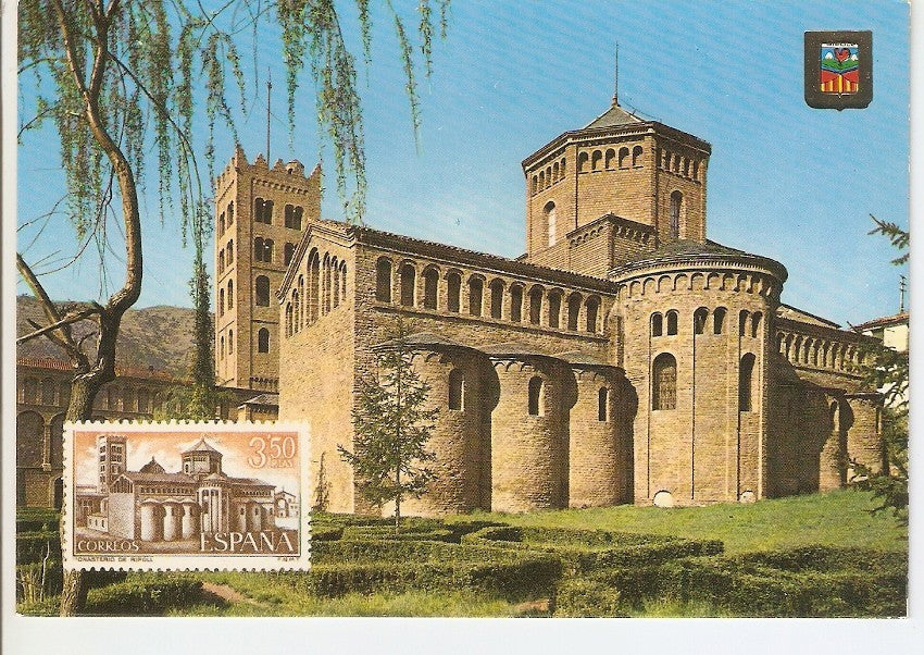Postal 032254 : Ripoll (Girona). Monestir Romanic de Ripoll