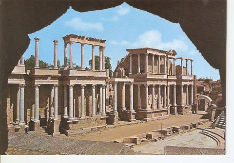 Postal 032257 : Merida. Escena del Teatro Romano