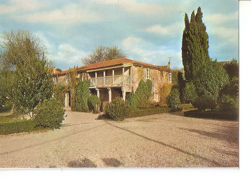 Postal 032274 : Casa Museo de Rosalia. Padron (La Coruña). Vista de la casa desde el jardin