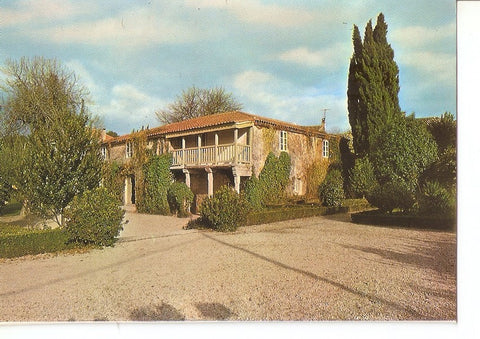Postal 032274 : Casa Museo de Rosalia. Padron (La Coruña). Vista de la casa desde el jardin