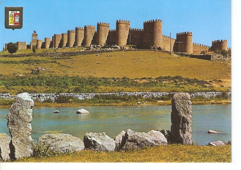 Postal 032290 : Avila. Rio Adaja y Murallas. Rio Adaja y Murallas