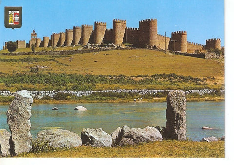 Postal 032290 : Avila. Rio Adaja y Murallas. Rio Adaja y Murallas
