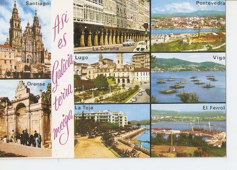 Postal 032310 : Galicia. Rompeolas en la Costa