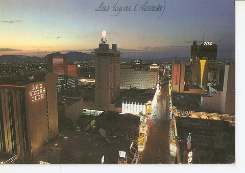 Postal 032349 : Looking eats along Fremot Street in Downton Las Vegas Nevada