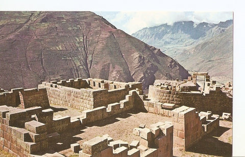 Postal 032357 : Ruinas de Pisac. Cuzco. Peru