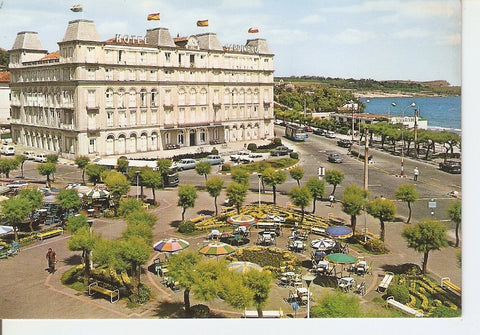 Postal 032377 : Santander. Plaza de Italia. Hotel del Sardinero