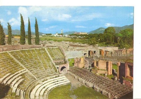 Postal 032411 : Pompei. Teatro Grande