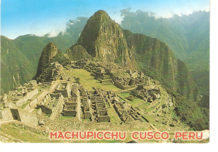Postal 032416 : Machupicchu Cusco Peru. Ciudadela de Machupiscchu