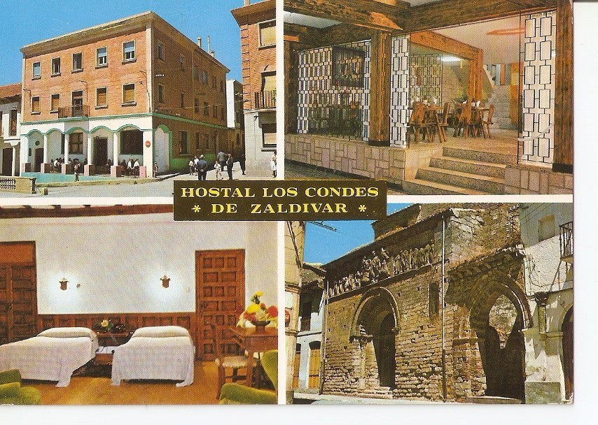 Postal 032421 : Hostal Los Condes de Zaldivar Carrion de los Condes (Palencia)
