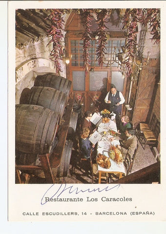 Postal 032435 : Los Caracoles Restaurante tipico Barcelona