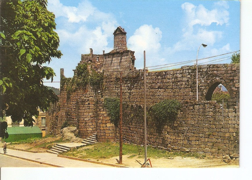 Postal 032454 : Ribadavia (Orense). Castillo de los Condes