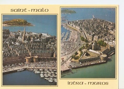 Postal 032473 : La Cote dEmeraude Saint-Malo-Cite de Corsaire. La ville close