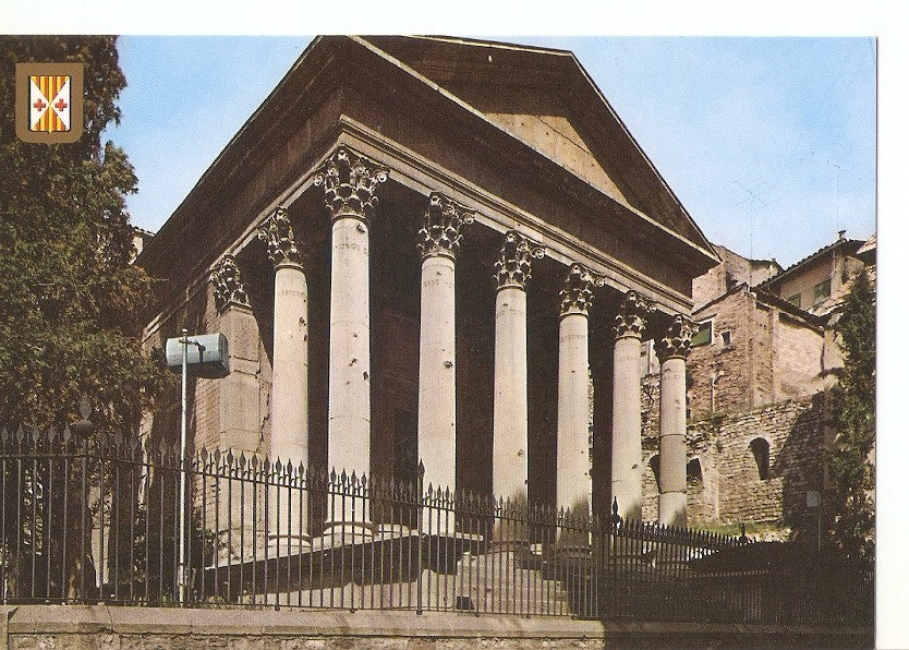 Postal 032476 : Vic. Ciudad de Interes Turistico. Templo Romano. Siglo II