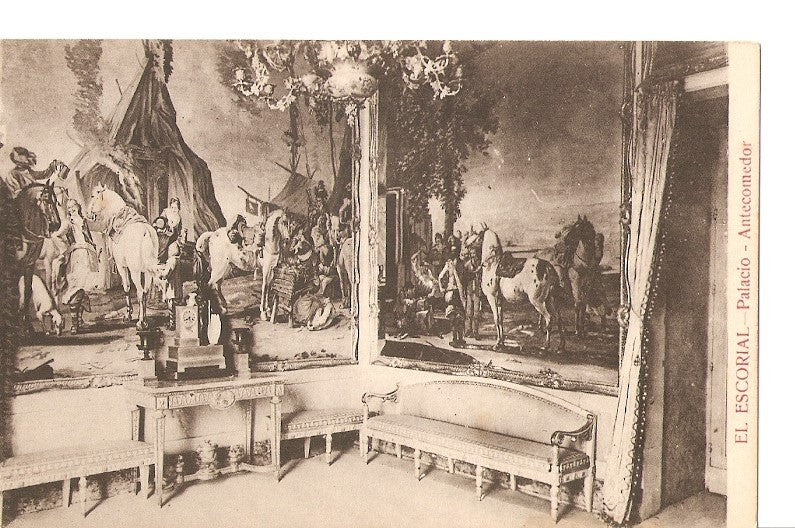 Postal 032485 : El Escorial - Palacio - Antecomedor