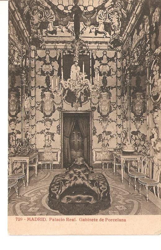 Postal 032487 : Madrid Palacio Real. Gabinete de Porcelana