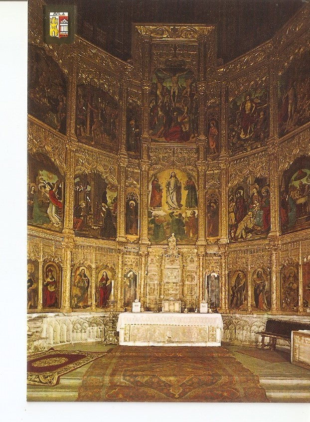 Postal 032493 : Avila. Catedral. Retablo. Altar Mayor