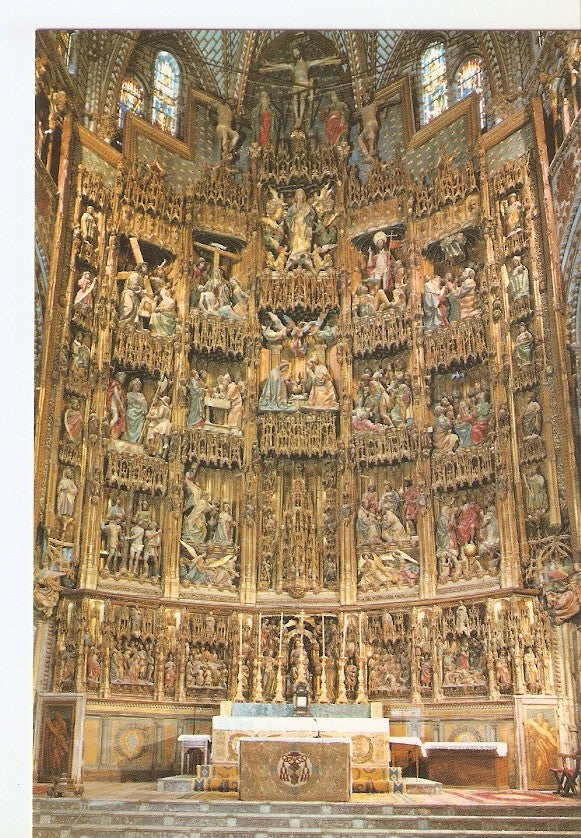Postal 032494 : Toledo Catedral. Retablo Mayor