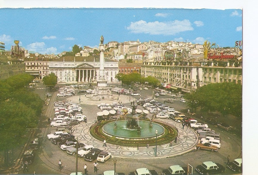 Postal 032506 : Lisboa (Portugal). Place de D. Pedro IV (Rossio)