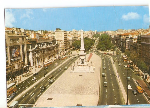 Postal 032507 : Lisboa (Portugal). Place des Restaurateurs et Avenue de la Liberte