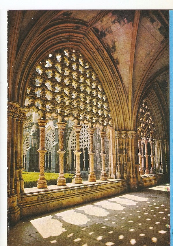 Postal 032530 : Batalha (Portugal). Mosteiro - Claustro Real (Arcada Manuelina)