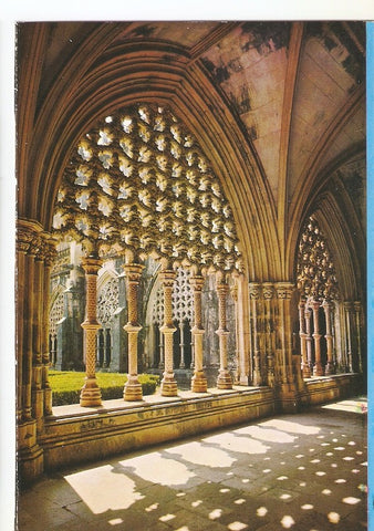 Postal 032530 : Batalha (Portugal). Mosteiro - Claustro Real (Arcada Manuelina)