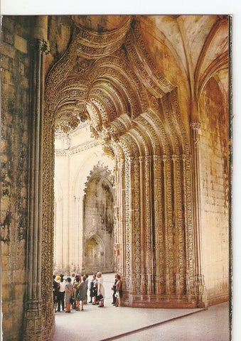 Postal 032531 : Batalha (Portugal). Mosteiro - Entrada para as Capelas Imperfeitas