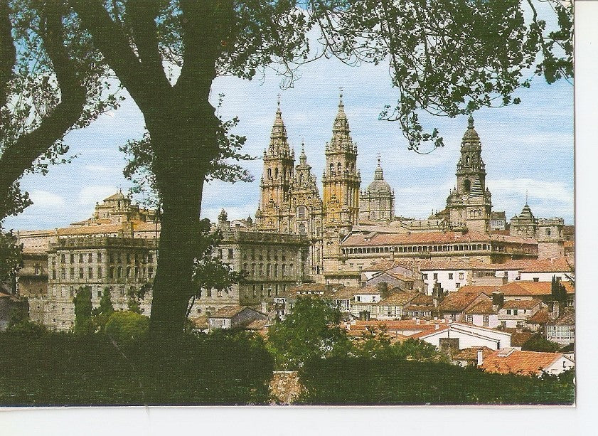 Postal 032546 : Santiago de Compostela. La Catedral desde el Paseo de la Herradura