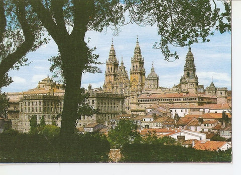 Postal 032546 : Santiago de Compostela. La Catedral desde el Paseo de la Herradura