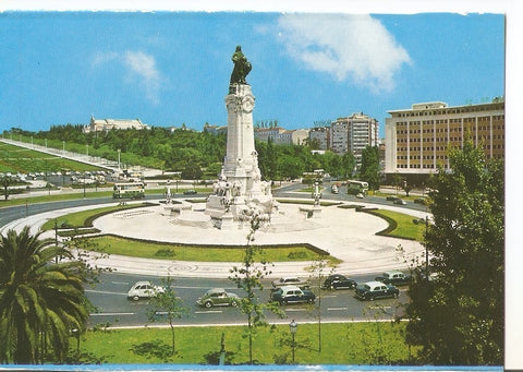 Postal 032572 : Lisboa (Portugal). Place du Marquis de Pombal
