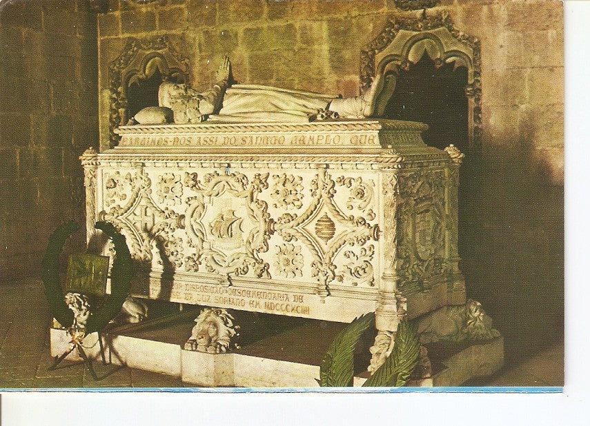 Postal 032586 : Lisboa (Portugal). Mosteiro Dos Jeronimos (Tumulo de Vasco de Gama)