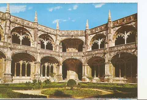 Postal 032587 : Lisboa (Portugal). Mosteiro Dos Jeronimos (Claustro)