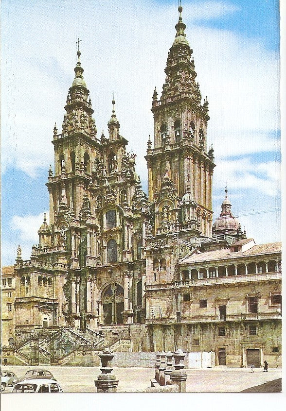 Postal 032590 : Santiago de Compostela. Catedral. Fachada del Obradoiro (Siglo XVIII)