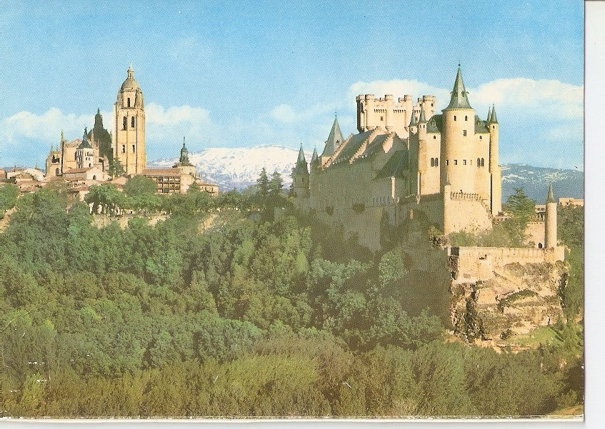 Postal 032591 : Segovia. Alcazar y Catedral