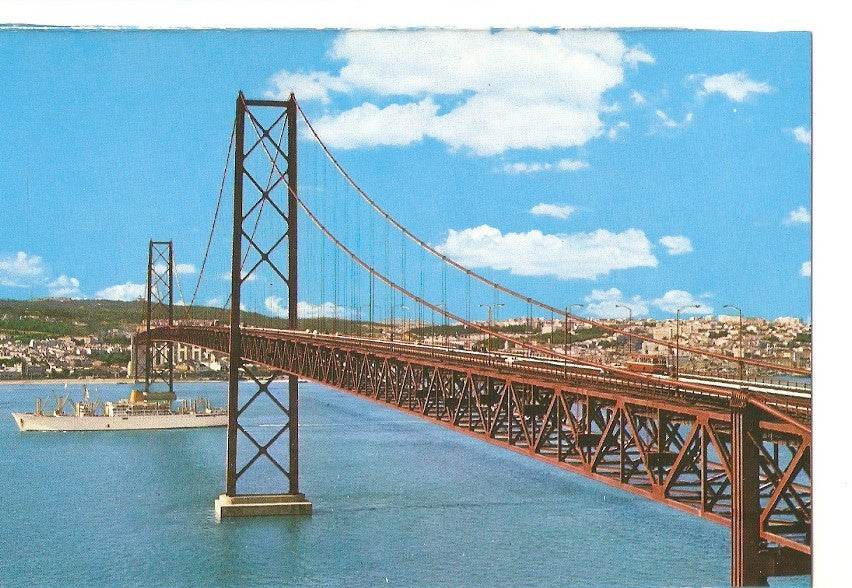 Postal 032596 : Lisboa (Portugal). Bridge on Tagus