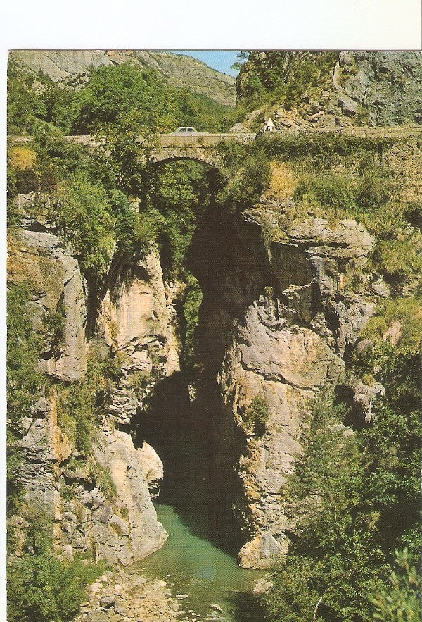 Postal 032632 : Valle de Tena (Huesca). Puente de Escarrilla sobre el rio Gallego