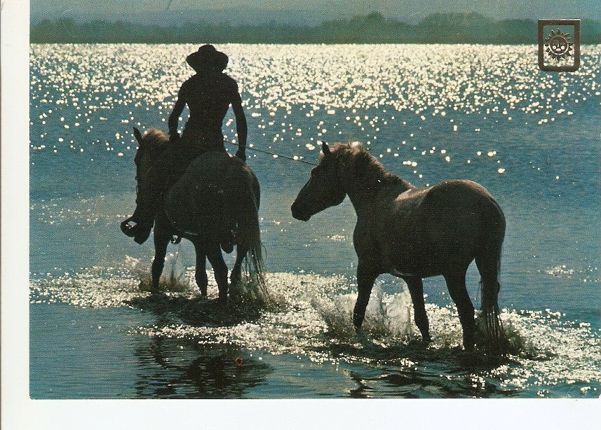 Postal 032640 : Guiando a un caballo