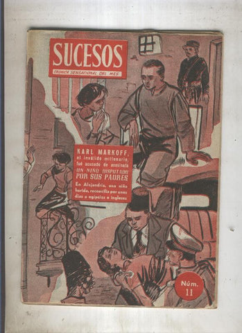 REVISTA SUCESOS numero 11 de 1953 ( 2 paginas con dibujos de Carrillo)