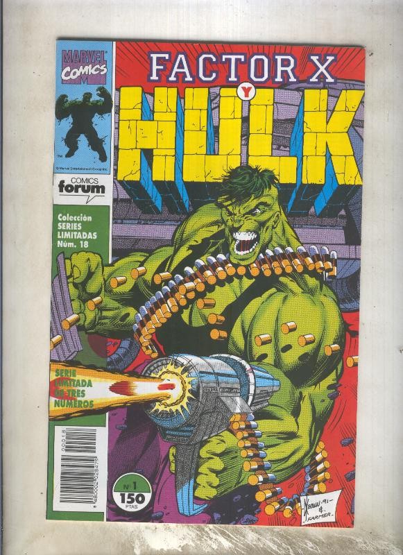 Series Limitadas numero 18: Factox X y Hulk numero 1