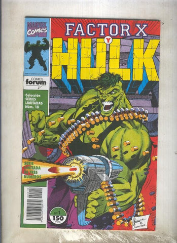 Series Limitadas numero 18: Factox X y Hulk numero 1