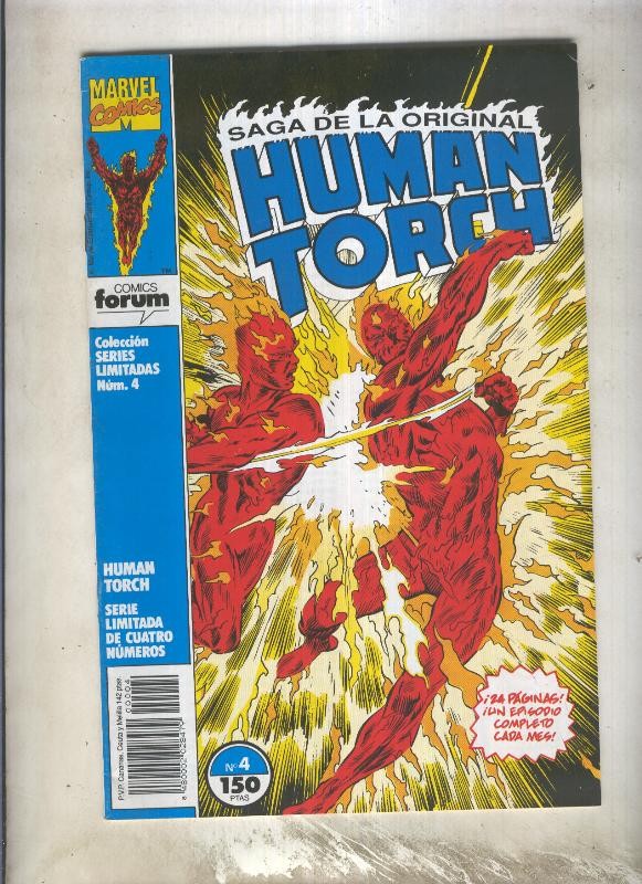 Series Limitadas numero 04: Human Torch (antorcha humana) numero 4